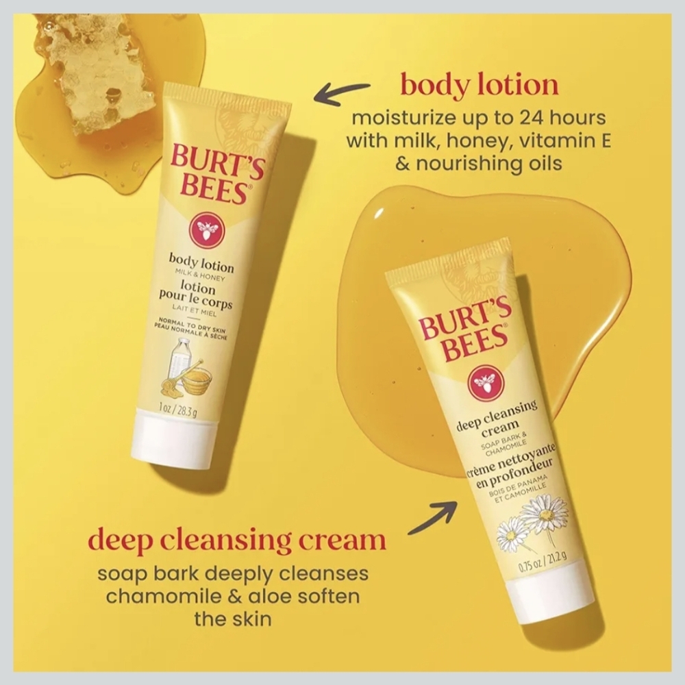 Burt's Bees 5pc. Everyday Essentials Beauty Gift Set for Lips, Face, and Body - Picture 2 of 7